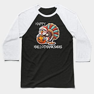 Happy Hallothanksmas Baseball T-Shirt